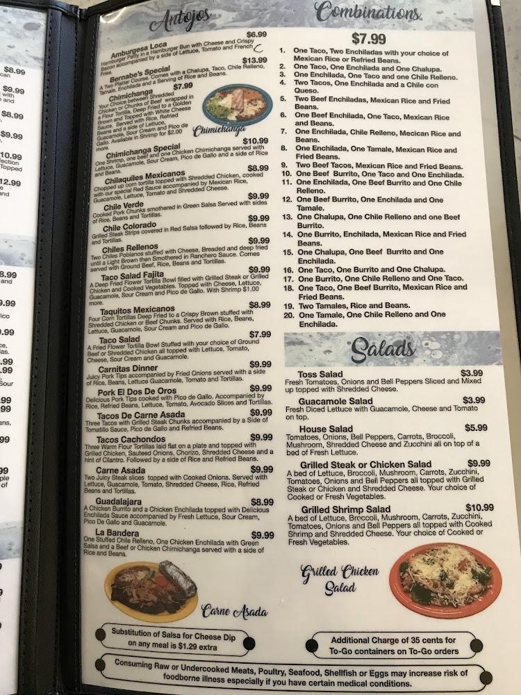 El A De Oros Menu image 4